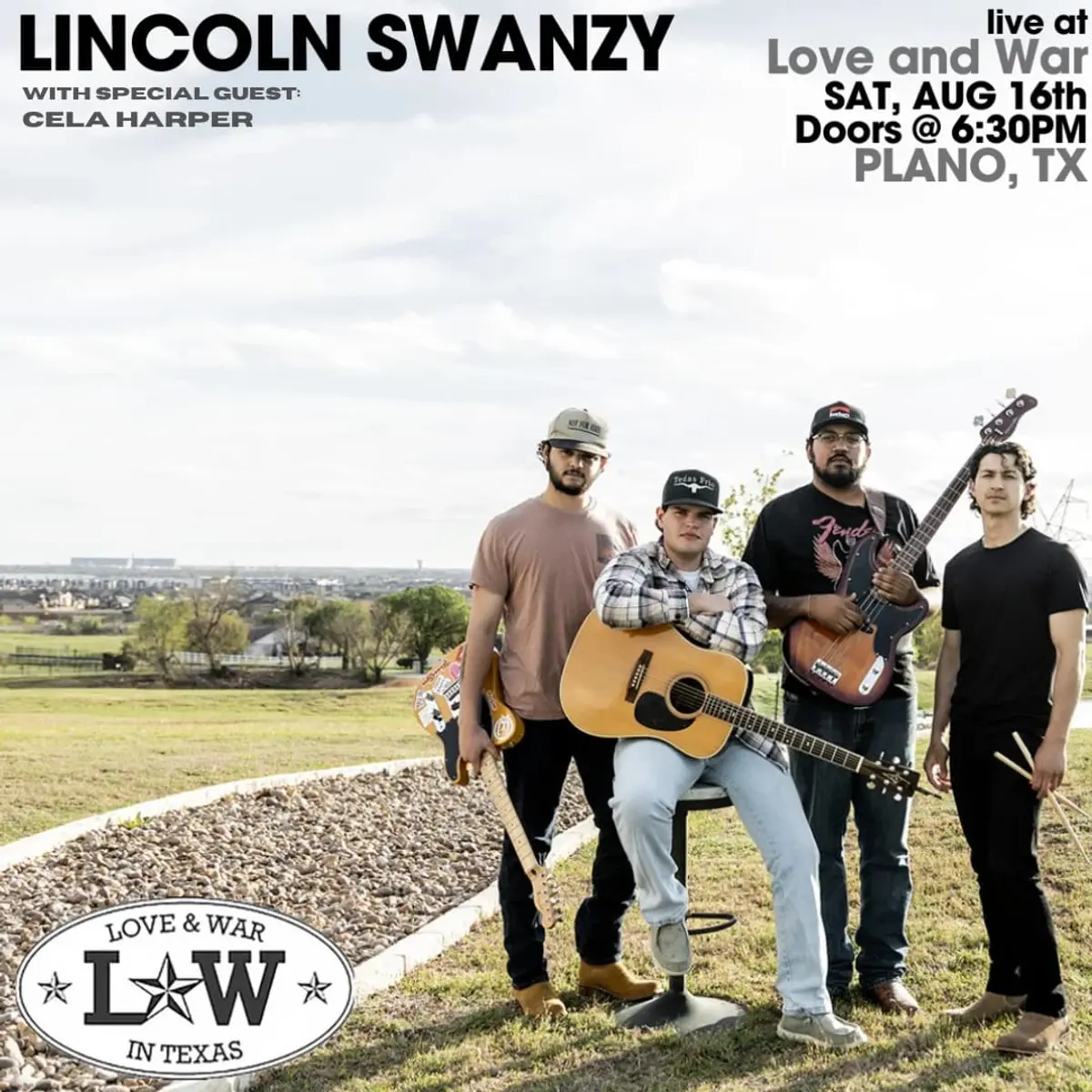 Lincoln Swanzy w/ special guest Cela Harper