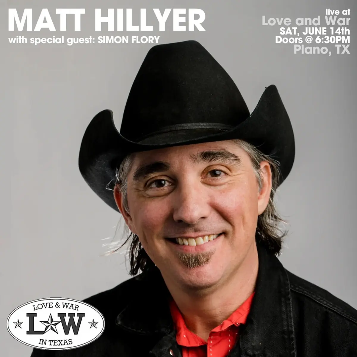 MATT HILLYER w/ special guest Simon Flory