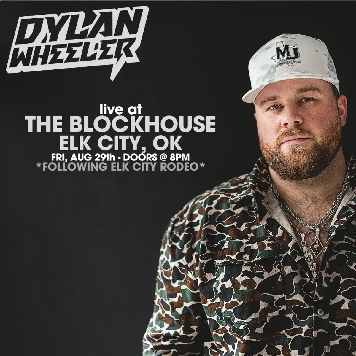 DYLAN WHEELER w/ special guest Hunter Hughes Band