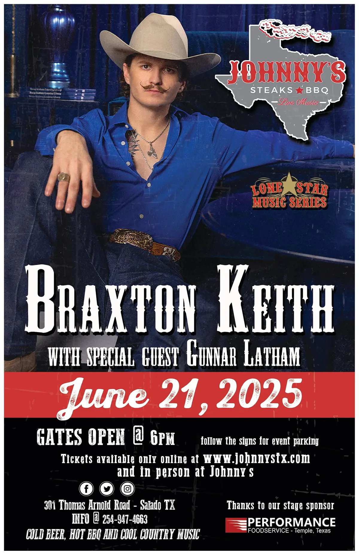 Braxton Keith w/ special guest Gunnar Latham